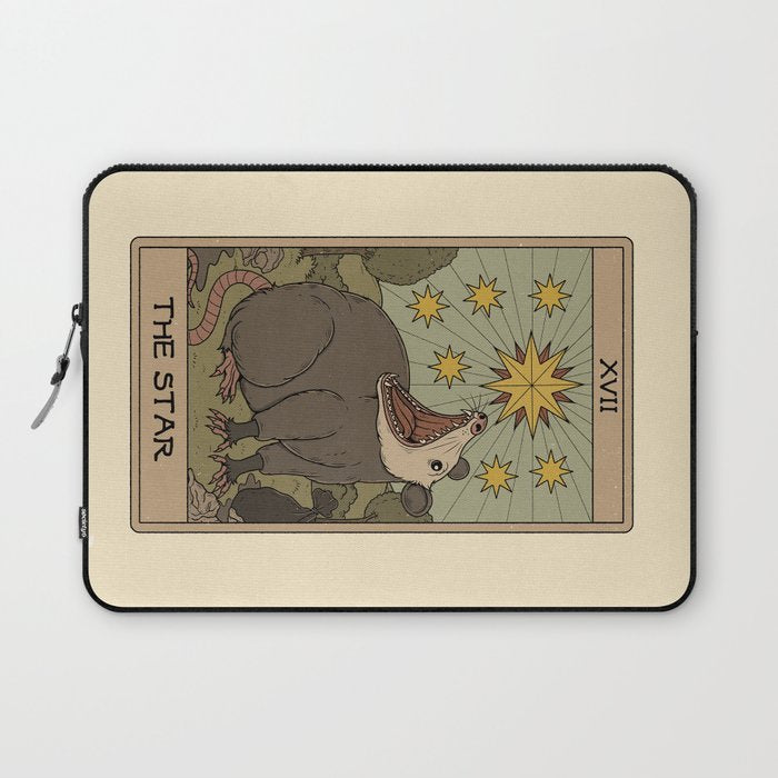 The Star - Possum Tarot Laptop Sleeve Gallery Image 1