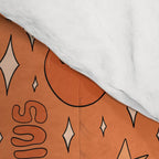 Aquarius Persimmon Print Comforter Gallery Image 4