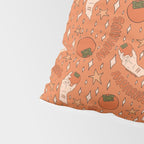 Aquarius Persimmon Print Pillow Sham Gallery Image 4