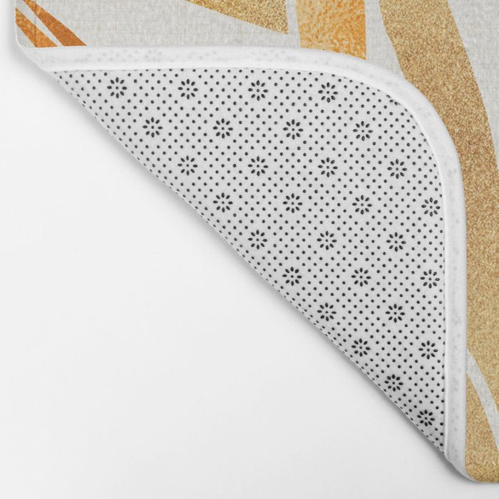 Metallic Gold Bird of Paradise Bath Mat Gallery Image 2