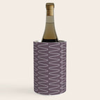Curved Line Art in Dark Plum Wine Chiller Gallery Image 2
