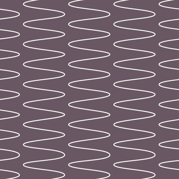 Curved Line Art in Dark Plum Coffee Mug Gallery Image 2