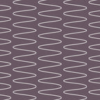 Curved Line Art in Dark Plum Coffee Mug Gallery Image 2