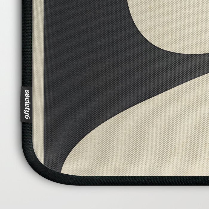 Modern Abstract Contrast - Noir Laptop Sleeve Gallery Image 3