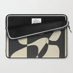 Modern Abstract Contrast - Noir Laptop Sleeve Gallery Image 2