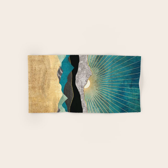 Peacock Vista Hand & Bath Towel Gallery Image 1