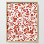 Wild flowering reddish meadow Serving Tray Gallery Image 1
