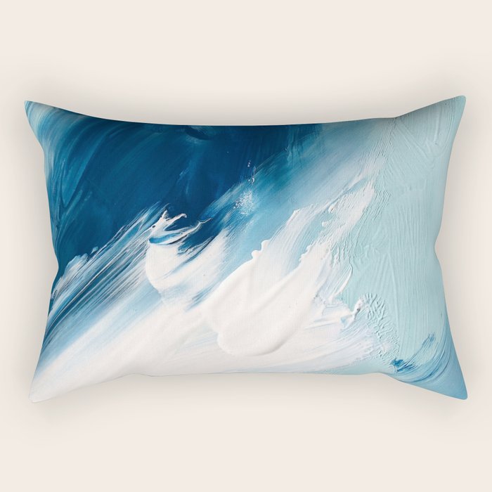 Abstract Oil Painting No.30 Rectangular Pillow Gallery Image 1