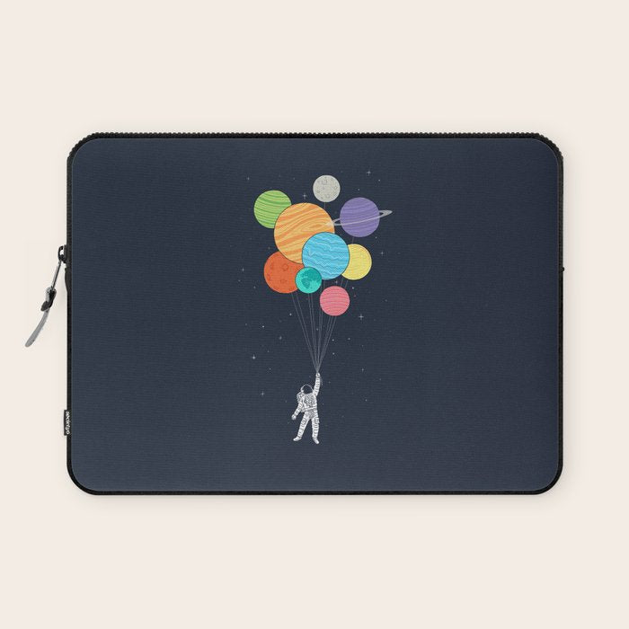 Planet Balloons Laptop Sleeve Gallery Image 1