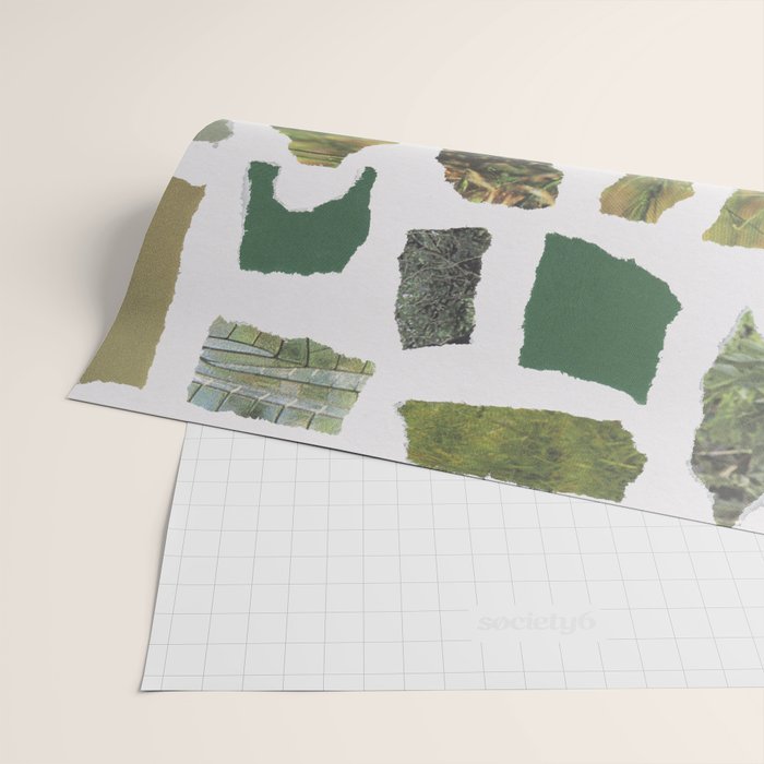 Shades of Green Wrapping Paper Gallery Image 2
