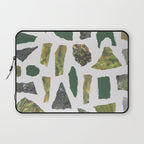 Shades of Green Laptop Sleeve Gallery Image 1