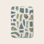 Shades of Green Bath Mat Gallery Image 1