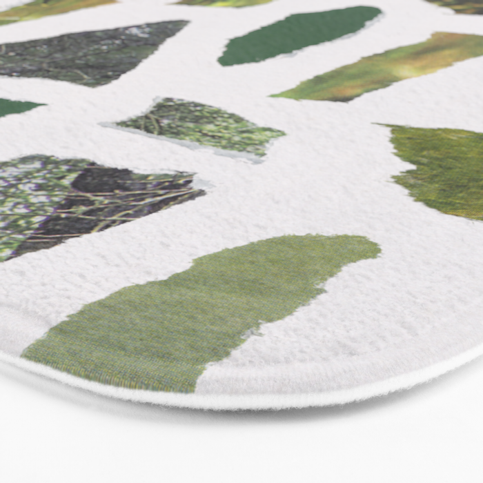 Shades of Green Bath Mat Gallery Image 3