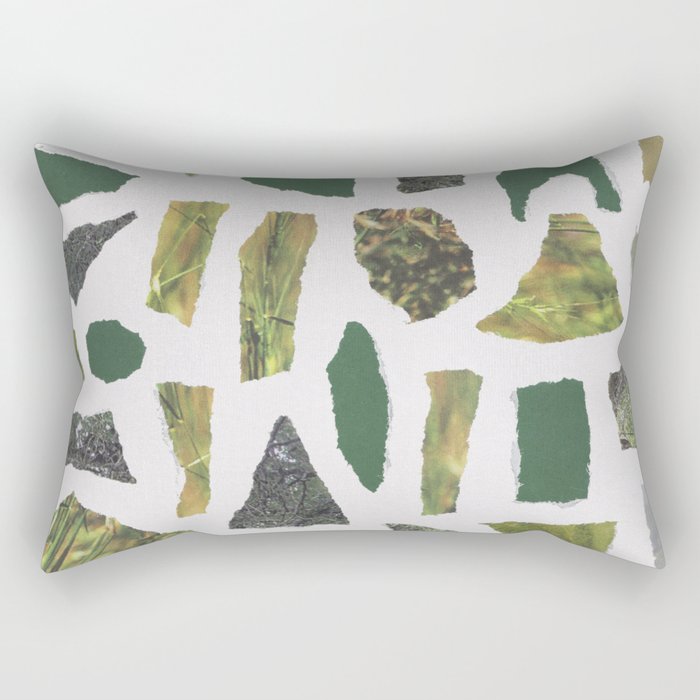 Shades of Green Rectangular Pillow Gallery Image 2
