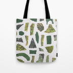 Shades of Green Tote Bag Gallery Image 1