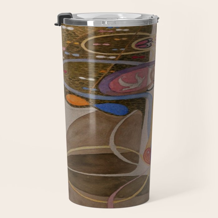 Hilma af Klint The Tree Of Knowledge No . 1 ,B ( 1913) Travel Mug Gallery Image 3
