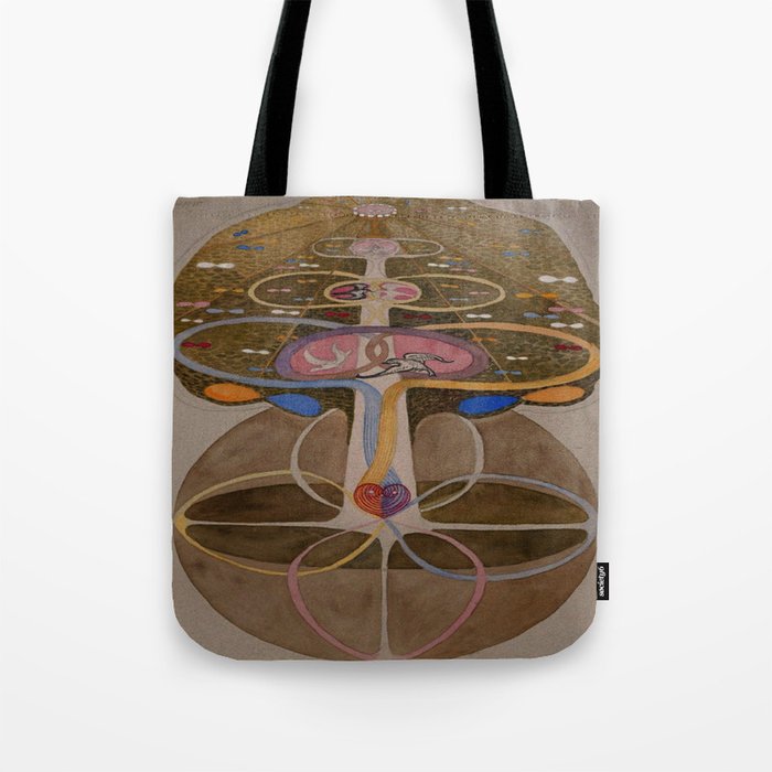 Hilma af Klint The Tree Of Knowledge No . 1 ,B ( 1913) Tote Bag Gallery Image 1
