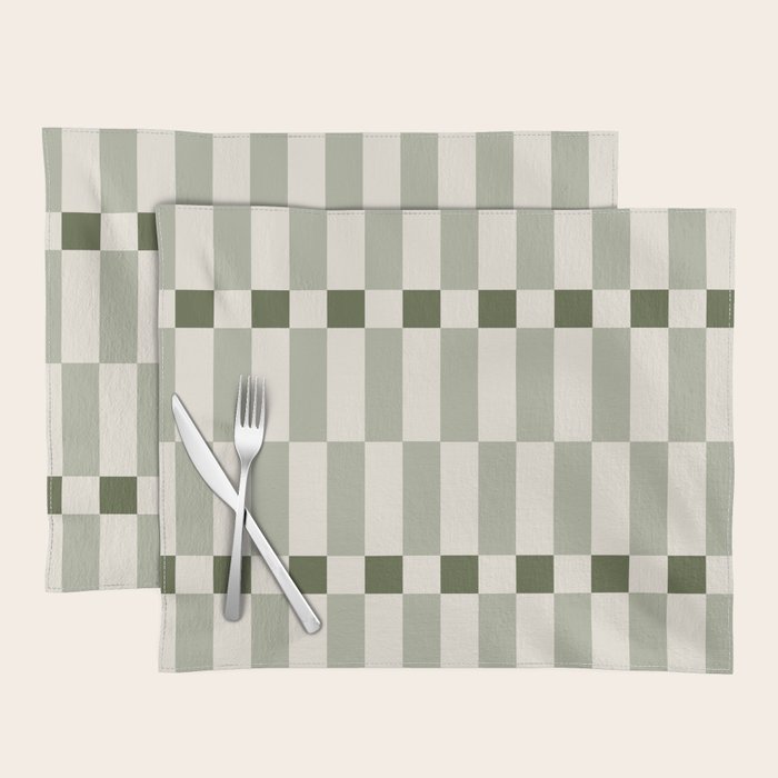 TILES II (Pistachio) Placemat Gallery Image 1