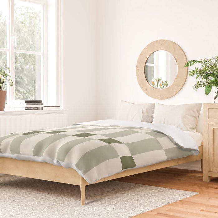 TILES II (Pistachio) Duvet Cover Gallery Image 2