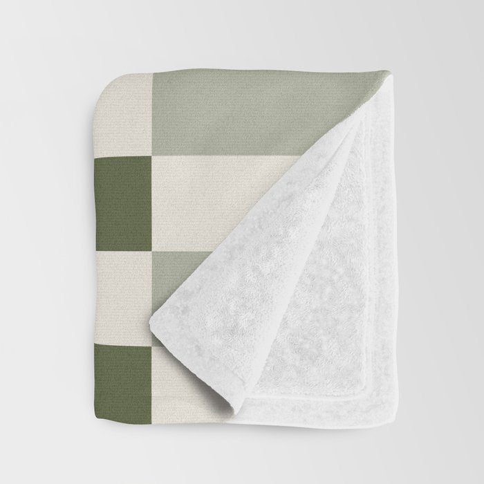 TILES II (Pistachio) Throw Blanket Gallery Image 3