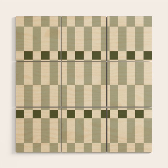 TILES II (Pistachio) Wood Wall Art Gallery Image 1