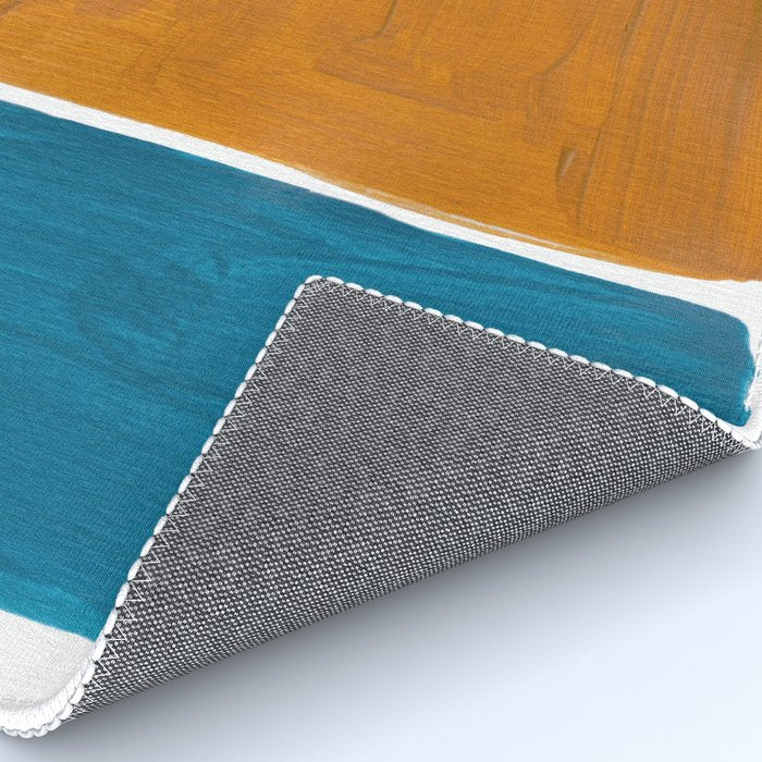 Minimalist Mid Century Modern Colorful Color Field Rothko Rug Gallery Image 4