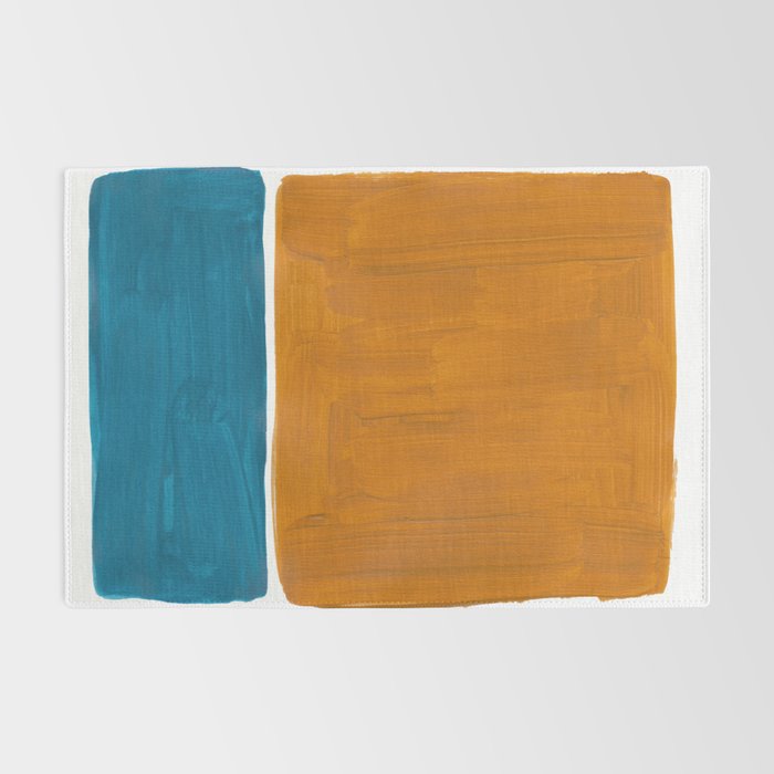 Minimalist Mid Century Modern Colorful Color Field Rothko Rug Gallery Image 2