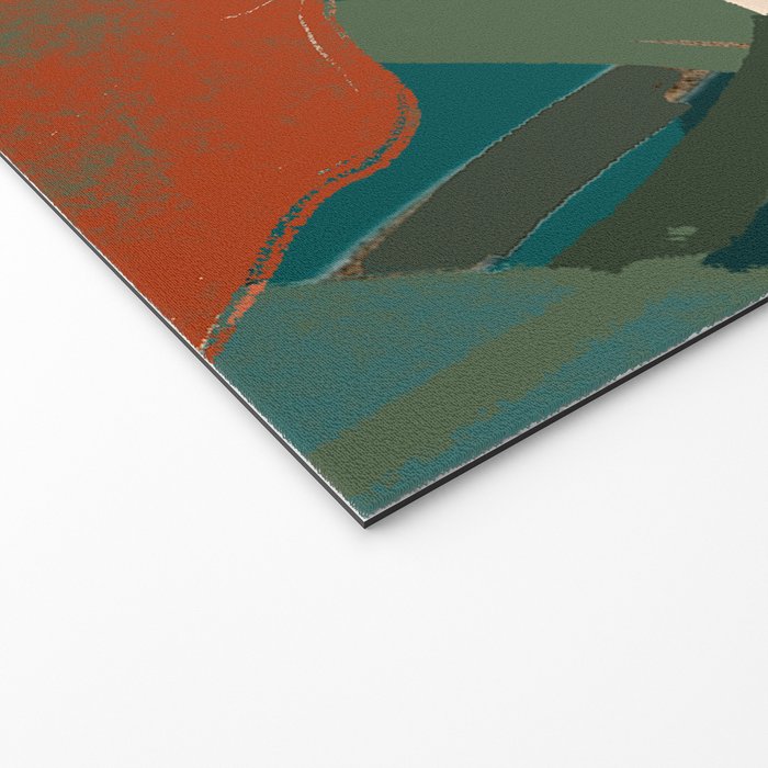 Abstract Art Garden Flowers Welcome Mat Gallery Image 2