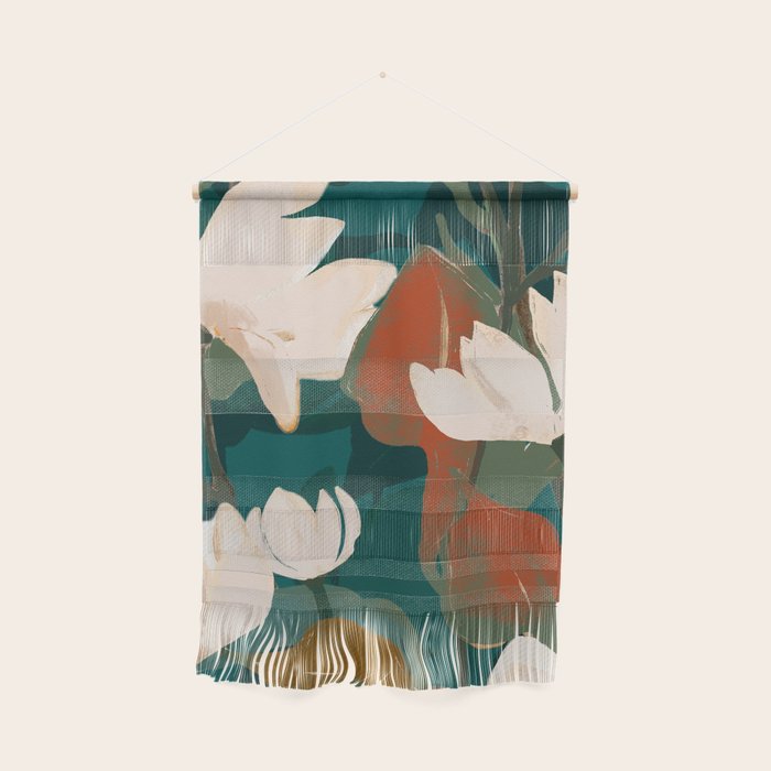 Abstract Art Garden Flowers Wall Hanging Gallery Image 1