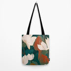 Abstract Art Garden Flowers Tote Bag Gallery Image 2