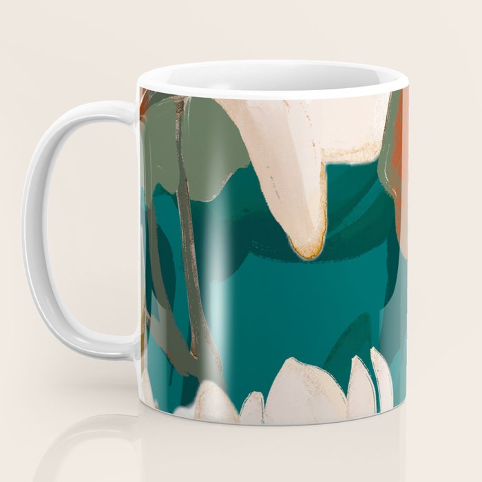 Abstract Art Garden Flowers Coffee Mug Gallery Image 3