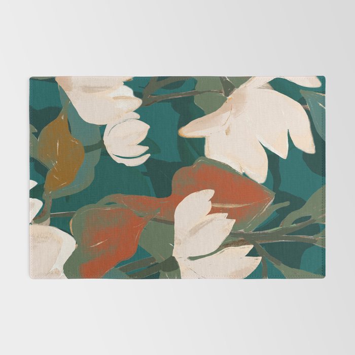 Abstract Art Garden Flowers Rug Gallery Image 2