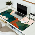 Abstract Art Garden Flowers Desk Mat Gallery Image 2