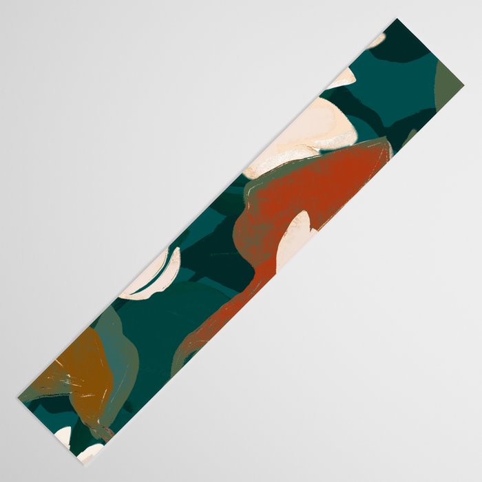 Abstract Art Garden Flowers Table Runner Gallery Image 3