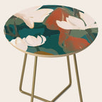 Abstract Art Garden Flowers Side Table Gallery Image 2