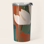 Abstract Art Garden Flowers Travel Mug Gallery Image 2