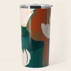 Abstract Art Garden Flowers Travel Mug Gallery Image 1