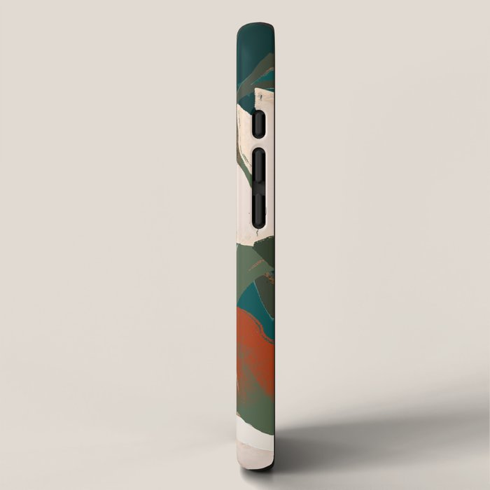 Abstract Art Garden Flowers iPhone Case Gallery Image 2