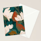 Abstract Art Garden Flowers Stationery Card Gallery Image 2