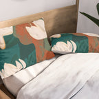 Abstract Art Garden Flowers Pillow Sham Gallery Image 2
