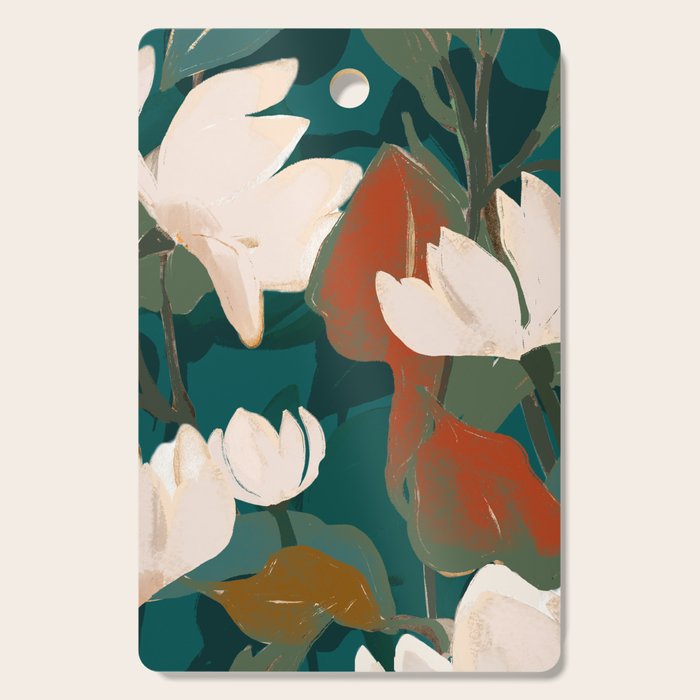 Abstract Art Garden Flowers Cutting Board Gallery Image 1
