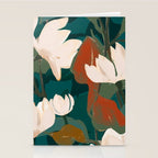Abstract Art Garden Flowers Stationery Card Gallery Image 2