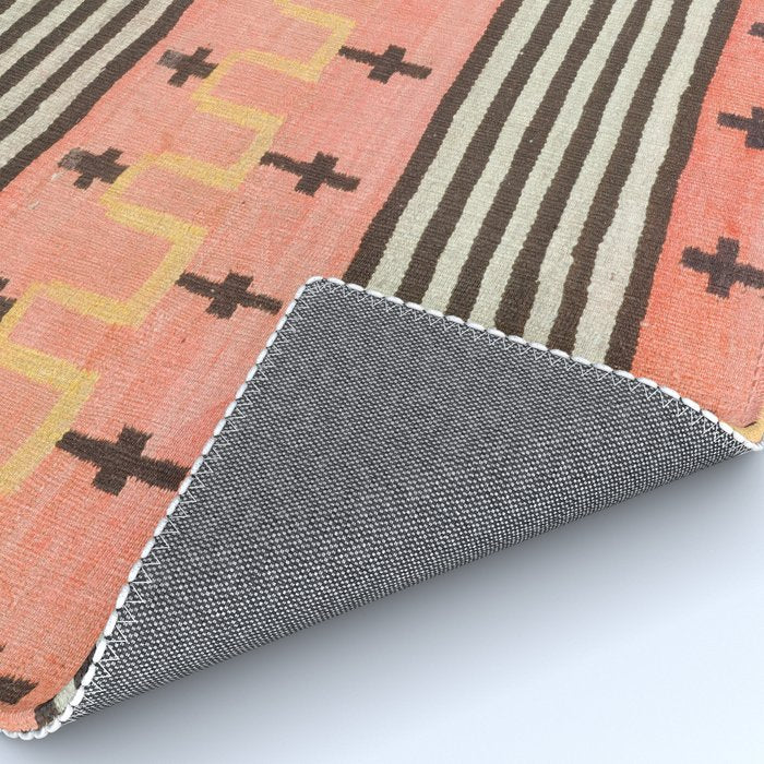 Vintage Southwest Blanket Print Rug Gallery Image 4