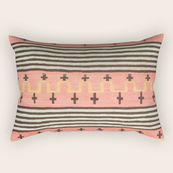 Vintage Southwest Blanket Print Rectangular Pillow Gallery Image 2