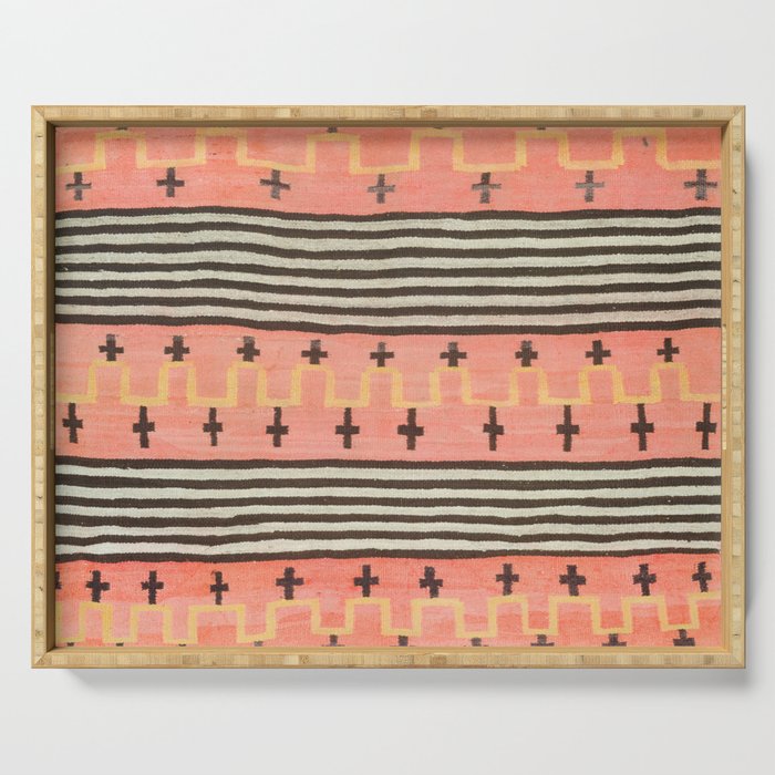 Vintage Southwest Blanket Print Serving Tray Gallery Image 1