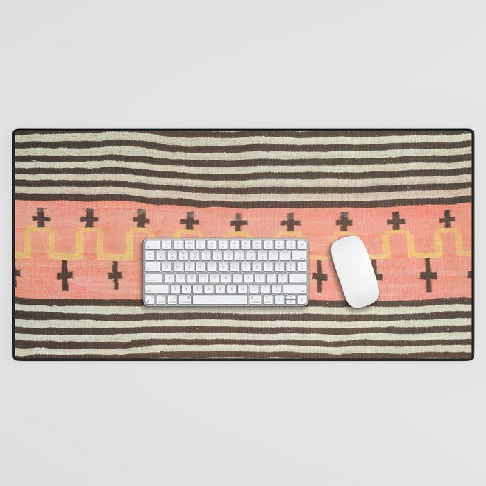 Vintage Southwest Blanket Print Desk Mat Gallery Image 1