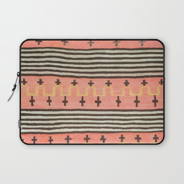 Vintage Southwest Blanket Print Laptop Sleeve Gallery Image 1