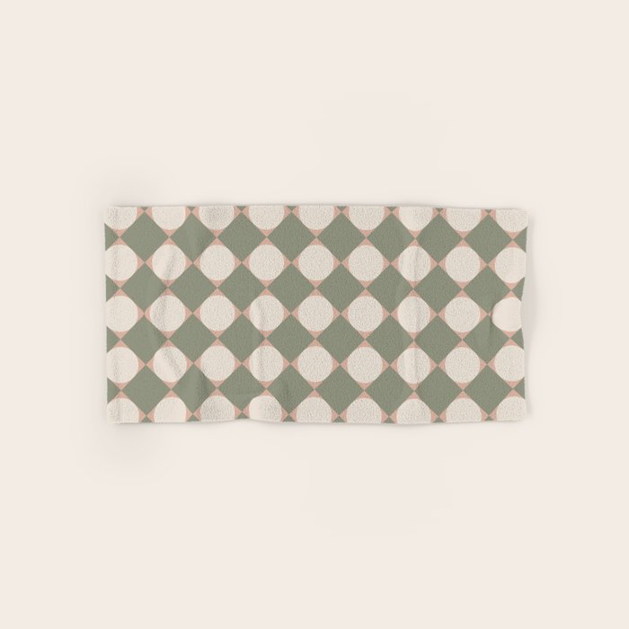 Retro Geometric Pattern VI Bath Towel Gallery Image 1