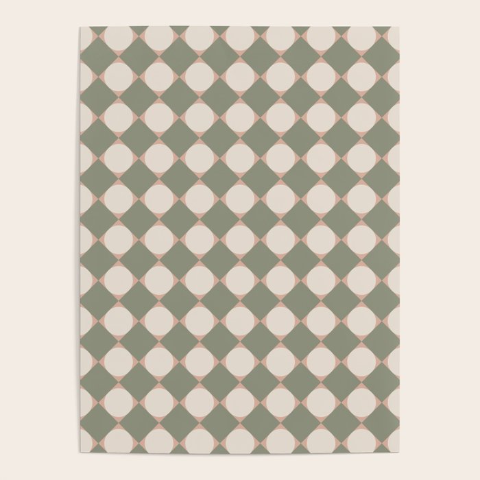 Retro Geometric Pattern VI Poster Gallery Image 1