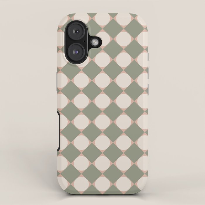Retro Geometric Pattern VI iPhone Case Gallery Image 1